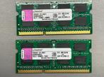 Kingston 4 GB DDR3 SO-DIMM PC3-10600 1333Mhz, DDR3, Ophalen of Verzenden, Kingston, Laptop