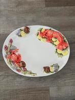 Vis Schaal - Gedecoreerd - 45cm, Keramiek, Ophalen of Verzenden, Overige stijlen, Schaal of Schalen