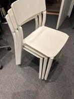 Ikea stapelstoelen 3 stuks, Kunststof, Drie, Wit, Ophalen of Verzenden