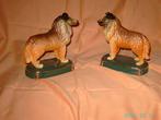 Te koop Schotse Collie porseleinen stelletje, Ophalen of Verzenden, Zo goed als nieuw, Hond of Kat, Beeldje of Figuurtje
