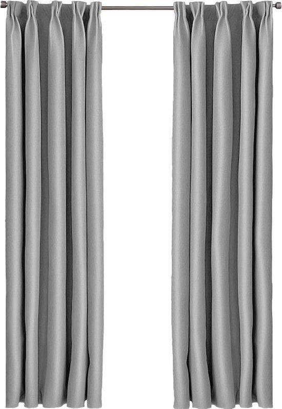 Larson effen blackout gordijn-met haken- 1.5m x 2.7m 2 stuks, Ophalen, 200 cm of meer, 150 tot 200 cm, Nieuw