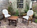 Two Chairs with Table, Ophalen, Gebruikt, Rechthoekig, Hout