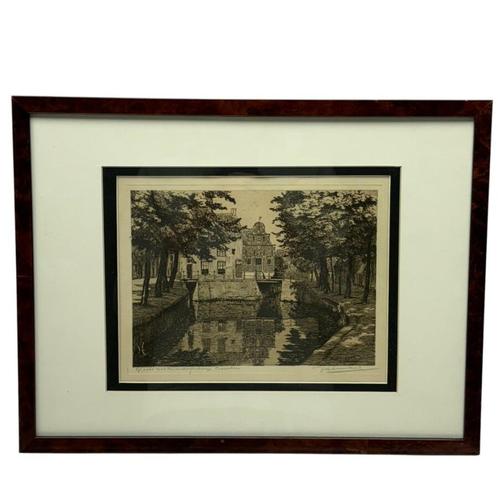 Johan Hemkes (1894-1988), Antiek en Kunst, Kunst | Etsen en Gravures, Ophalen of Verzenden