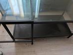 IKEA salontafelset glas/metaal, Ophalen, 50 tot 100 cm, Zo goed als nieuw, Glas