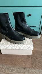 Zusss leren Enkellaarsjes Maat 40, Kleding | Dames, Verzenden, Zwart, Lage of Enkellaarzen, Zo goed als nieuw