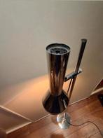Vintage mid-century Philips chrome vloerlamp nieuw bekabeld, Ophalen of Verzenden, Zo goed als nieuw
