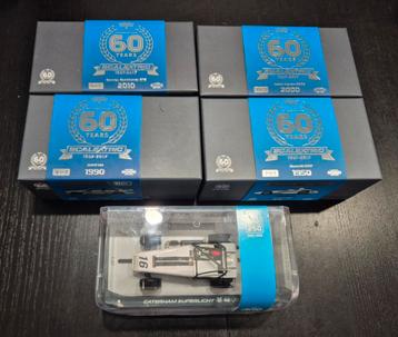5x Scalextric 60years modellen beschikbaar voor biedingen