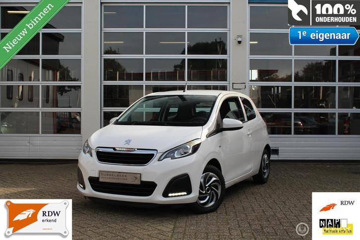 Peugeot 108 1.0-12V VTI 3-Deurs Active Ledverlichting Aircon, Auto's, Peugeot, Te koop, ABS, Airbags, Airconditioning, Alarm, Bluetooth