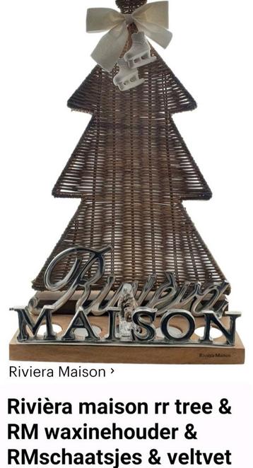 Rivièra maison xmas tree & RM waxineholder & RM schaatsjes beschikbaar voor biedingen