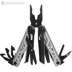 SILVERWOLF Claw - 18-in-1 Multitool Zakmes Zwart Zilver, Caravans en Kamperen, Kampeergereedschap, Ophalen of Verzenden, Nieuw