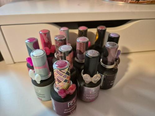Pink Gellac. 13 kleurtjes, Sieraden, Tassen en Uiterlijk, Uiterlijk | Cosmetica en Make-up, Zo goed als nieuw, Handen en Nagels