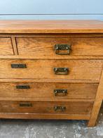 Een ladekast met messing beslag, Huis en Inrichting, Kasten | Ladekasten, Ophalen, Zo goed als nieuw, 50 tot 100 cm, Minder dan 100 cm