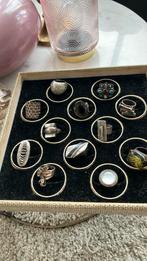 Zilveren ringen, 18 tot 19, Ophalen of Verzenden, Zo goed als nieuw, Dame