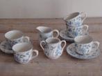 Servies Engels, Barratts, Bristol Blue, blauwe bloem, gaaf, Antiek en Kunst, Antiek | Servies los, Ophalen of Verzenden