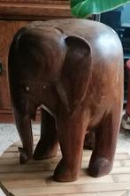 Olifant massief hard hout gewicht 5,7 kg € 65,00, Ophalen of Verzenden, Zo goed als nieuw, Dier