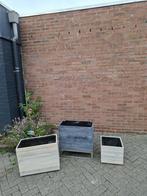 Plantenbak, Tuin en Terras, Ophalen, Kunststof, Gebruikt, Vierkant
