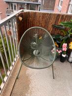 Balkon stoel groen, Tuin en Terras, Tuinstoelen, Ophalen, Gebruikt, Kunststof