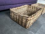 Twee rieten manden, Huis en Inrichting, Ophalen, Gebruikt, Mand, Riet