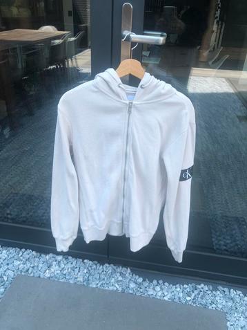 Calvin Klein Jeans vest/trui (Zgan / beige / maat S) beschikbaar voor biedingen