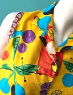 Vintage originele jaren 70 blouse geel maat 36, Verzenden, Geel, Vintage, Maat 36 (S)