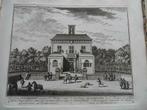 33/ Breukelen Huis Gunterstein Kopergravure1719, Ophalen of Verzenden