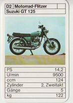 Kw1282 motorkaartje d2 suzuki gt 125, Ophalen of Verzenden, Zo goed als nieuw, Motoren