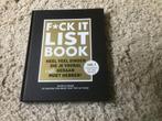 F*ck It List Book - Humoristisch Cadeau nieuw opbr giro555, Ophalen of Verzenden, Nieuw, Overige typen