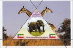 OLIFANTEN-ELEPHANTS = Mooi bl. v GUINEA-E-3010-19, Verzenden, Postfris, Dier of Natuur