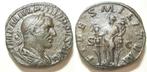Romeinse munt Philippus I Sestertius -FIDES MILITVM S-C-, Ophalen of Verzenden, Overige landen, Losse munt