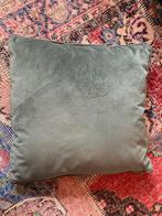 Als nieuw groen velours velvet woonkussen kussen boho chique, Ophalen of Verzenden, Nieuw, Groen, Vierkant