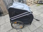 Hondenfietskar, Fietsen en Brommers, Fietsaccessoires | Aanhangers en Karren, Gebruikt, Opvouwbaar, 20 tot 40 kg, Hondenkar