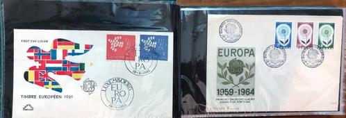 Collectie FDC Eerste Dag Enveloppen met Europa Zegels, Postzegels en Munten, Postzegels | Eerstedagenveloppen, Onbeschreven, Europa