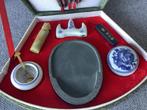 Chinese Kalligrafie Set in Doos - Kunstobject/Decoratieobjec, Antiek en Kunst, Ophalen of Verzenden