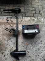 Minn kota electrishe motor 30lbs + accu, Ophalen, Gebruikt, Overige typen