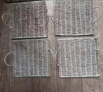 4 ratan placemats, Huis en Inrichting, Woonaccessoires | Onderzetters, Ophalen of Verzenden, Zo goed als nieuw, Bord
