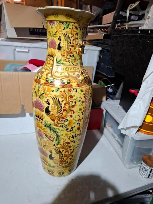 Chinese Vaas met Pauwen, Antiek en Kunst, Antiek | Vazen, Ophalen