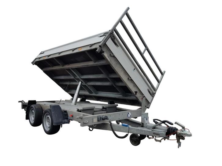 Hapert Kipper (driezijdig)│305 x 180 (l x b)│2700 kg.│2022, Auto diversen, Aanhangers en Bagagewagens, Gebruikt, Ophalen