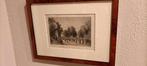 Partij etsen/gravures in wortelnoten lijstjes, Ophalen of Verzenden