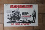 filmaffiche John Wayne The train Robbers filmposter, Rechthoekig Liggend, Ophalen of Verzenden, Zo goed als nieuw, A1 t/m A3