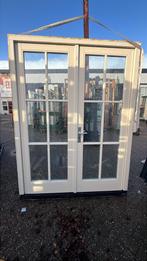 Als nieuw kozijn met tuindeuren 240x180.8 cm met HR++ glas, Doe-het-zelf en Verbouw, Kozijnen en Schuifpuien, Ophalen, Zo goed als nieuw