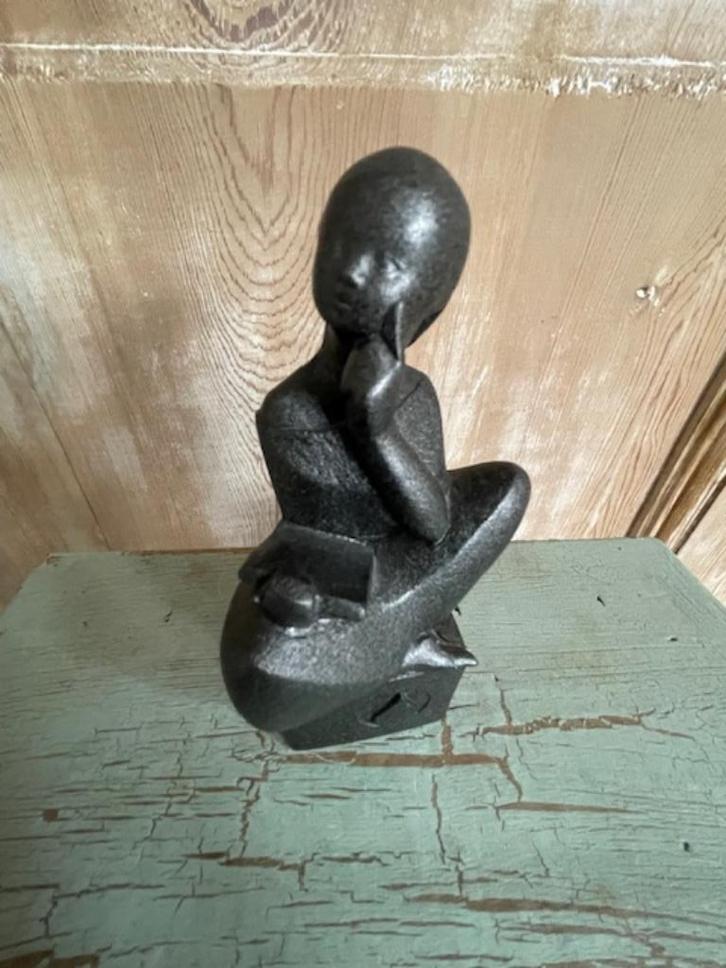 Beeldje Corry Ammerlaan. Laat ze leren. Terre des Hommes, Antiek en Kunst, Kunst | Beelden en Houtsnijwerken, Ophalen
