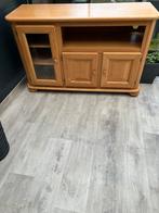 Te Koop blank eiken Televisiemeubel., Ophalen, 100 tot 150 cm, Eikenhout, Zo goed als nieuw
