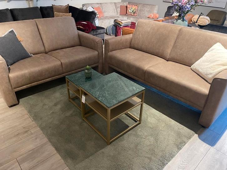 Bank Liz 2-zits en 3-zits, Huis en Inrichting, Banken | Bankstellen, Nieuw, Rechte bank, Driepersoons, 150 tot 200 cm, 75 tot 100 cm