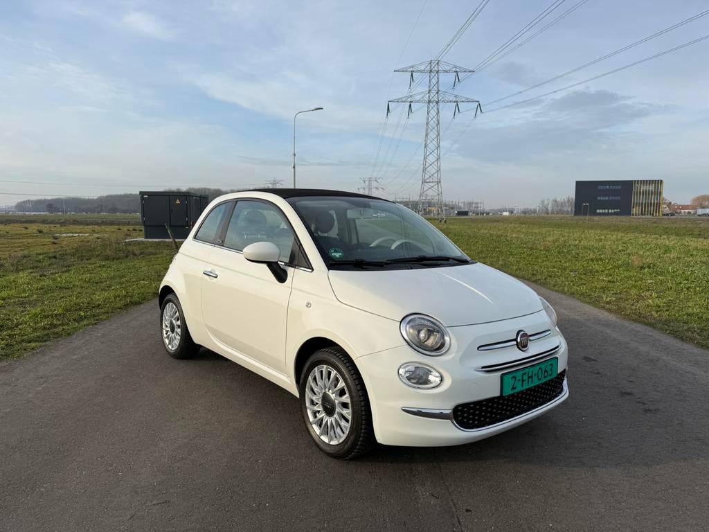 Fiat 500 C 1.0 Dolcevita Hybride 2023, 4 stoelen, Wit, Leder, Handgeschakeld