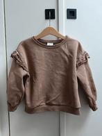 Leuke sweater met ruffles Zara 104 bruin, Kinderen en Baby's, Kinderkleding | Maat 104, Gebruikt, Meisje, Trui of Vest, Ophalen of Verzenden