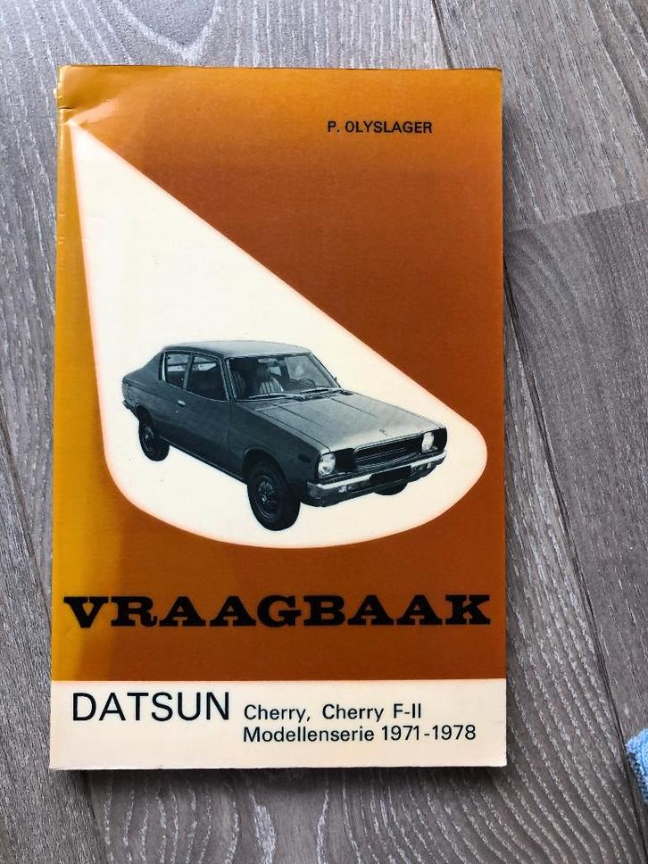 Vraagbaak Datsun Cherry, Cherry F-II, 100A & 120A 1971-1978, Auto diversen, Handleidingen en Instructieboekjes, Ophalen of Verzenden