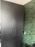 Pax kast zwart bruin, Huis en Inrichting, Kasten | Kledingkasten, Ophalen, Gebruikt, 200 cm of meer, 50 tot 100 cm