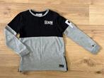 Stoere Retour trui sweater grijs zwart met ritsen 134 140, Gebruikt, Trui of Vest, Ophalen of Verzenden, Jongen