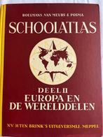 Schoolatlas Deel 2 Europa en Werelddelen Boelmans, Boeken, Atlassen en Landkaarten, Gelezen, Europa Overig, Ophalen of Verzenden