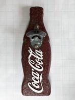 Coca-Cola Wandbord Fles met wandflesopener, Ophalen of Verzenden, Zo goed als nieuw, Reclamebord